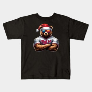 Minnesota Twins Christmas Kids T-Shirt